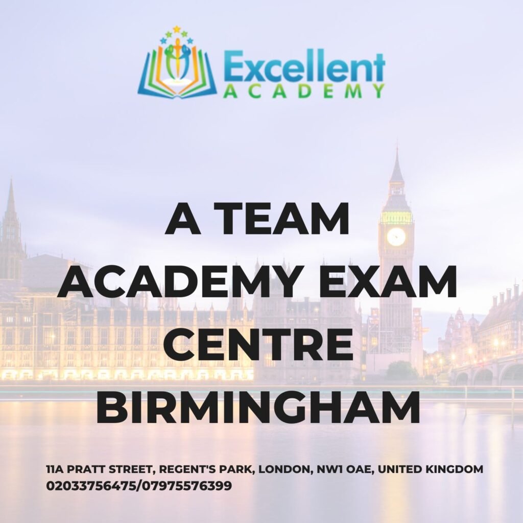 a team academy exam centre birmingham