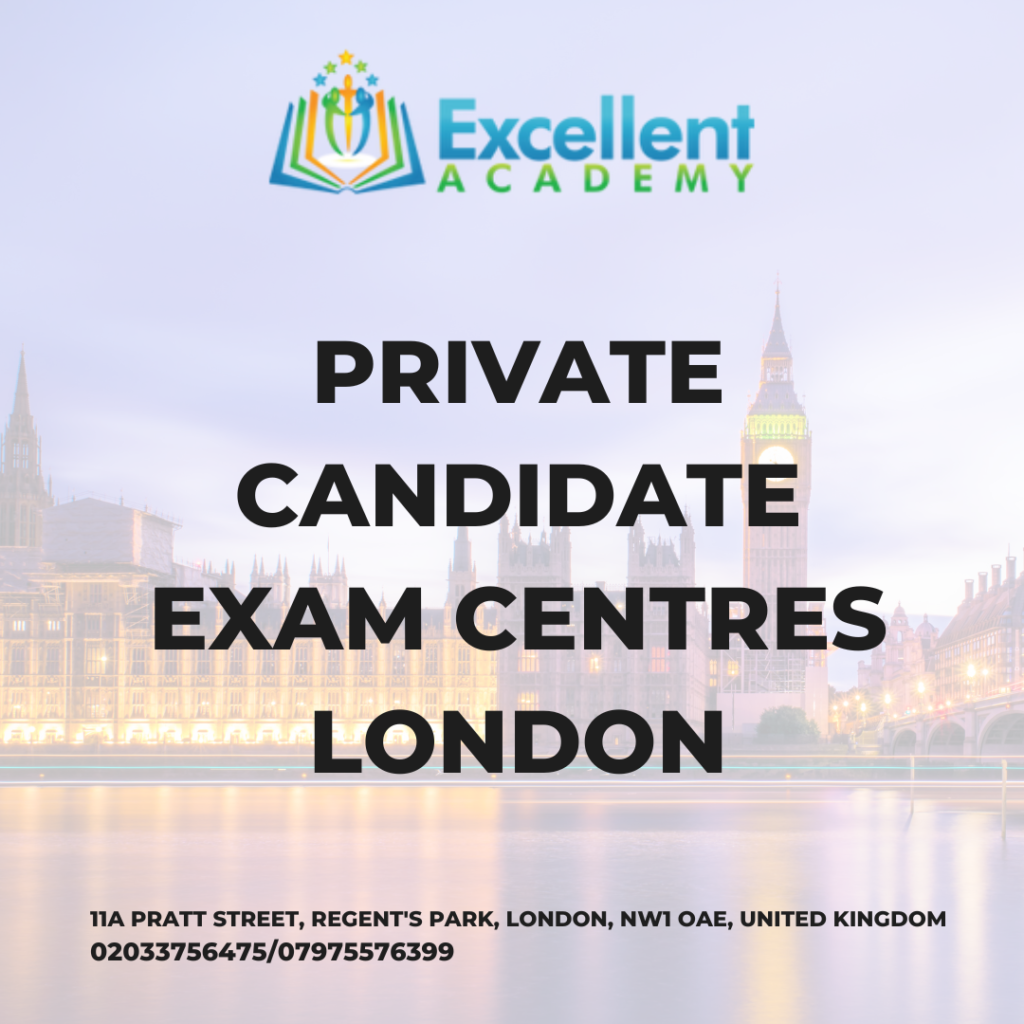 private candidate exam centres london