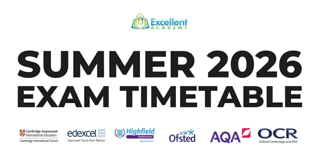 Summer 2026 Exam Timetable